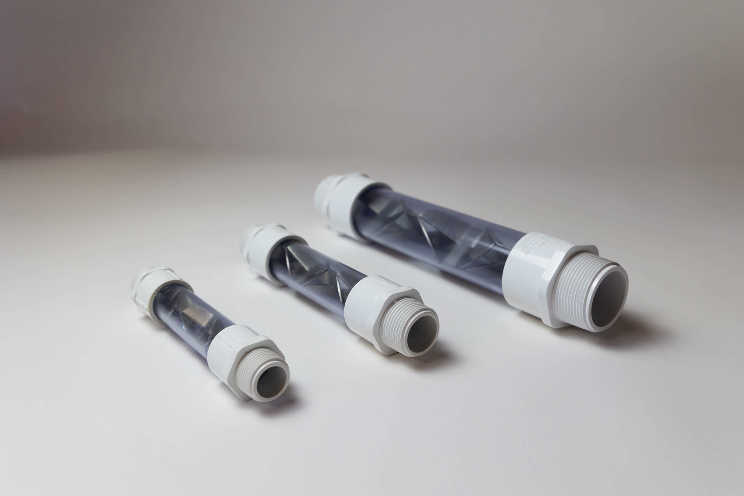 clear pvc static mixers